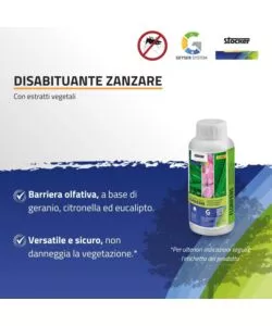 Kit geyser nebulizzatore antizanzare a batteria stocker 2l 2,5 bar 3,6v con disabituante florifens 250 ml